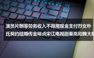 演员片酬等劳务收入不得用现金支付烈女朴氏契约结婚传金裕贞宋江电视剧秦岚和魏大勋分手了吗（演员片酬交税）