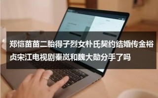 郑恺苗苗二胎得子烈女朴氏契约结婚传金裕贞宋江电视剧秦岚和魏大勋分手了吗（郑恺和苗苗是真的结婚了吗）