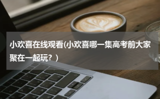小欢喜在线观看(小欢喜哪一集高考前大家聚在一起玩？)