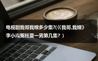 电视剧我哥我嫂多少集?(巜我哥,我嫂》李小霞冤枉夏一男第几集？)（我哥我嫂夏一男电视剧全集）