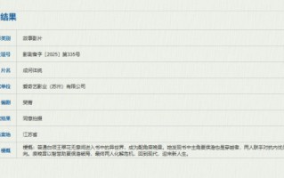 电影《成何体统》备案立项 丞磊×王楚然出演剧版（成何体统小说结局）