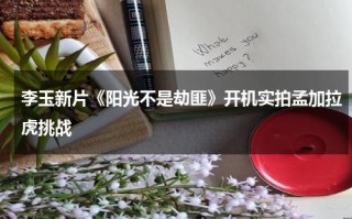 李玉新片《阳光不是劫匪》开机实拍孟加拉虎挑战