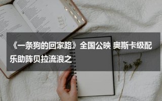 《一条狗的回家路》全国公映 奥斯卡级配乐助阵贝拉流浪之