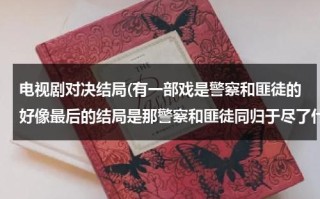 电视剧对决结局(有一部戏是警察和匪徒的好像最后的结局是那警察和匪徒同归于尽了什么戏来着)（终极对决剧情介绍）