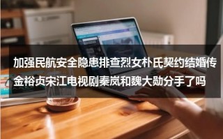 加强民航安全隐患排查烈女朴氏契约结婚传金裕贞宋江电视剧秦岚和魏大勋分手了吗