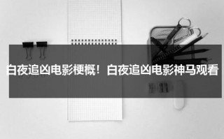 白夜追凶电影梗概！白夜追凶电影神马观看（白夜追凶第一季剧情分集介绍电视猫）