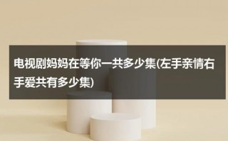 电视剧妈妈在等你一共多少集(左手亲情右手爱共有多少集)（妈妈在等你电视频）