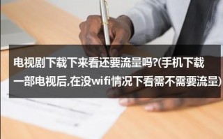电视剧下载下来看还要流量吗?(手机下载一部电视后,在没wifi情况下看需不需要流量)（下载电视剧后再看用流量吗）