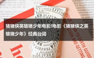 猪猪侠英雄猪少年电影!电影《猪猪侠之英雄猪少年》经典台词（猪猪侠之英雄猪少年片段）