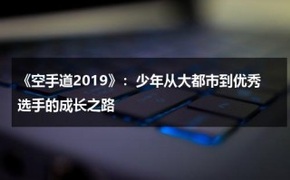 《空手道2019》：少年从大都市到优秀选手的成长之路（空手道比赛现场）
