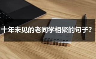 十年未见的老同学相聚的句子？（十年未见的老友重逢）