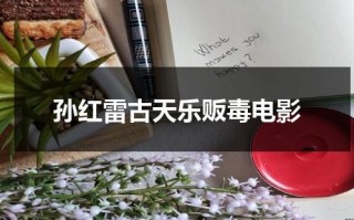 孙红雷古天乐贩毒电影（孙红雷和古天乐演的是什么电影）