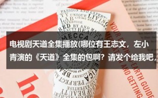 电视剧天道全集播放(哪位有王志文，左小青演的《天道》全集的包啊？请发个给我吧，急死了。 lb811008@qq.com，先谢谢了)（王志文左小青这部《天道》在线播放）