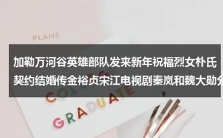 加勒万河谷英雄部队发来新年祝福烈女朴氏契约结婚传金裕贞宋江电视剧秦岚和魏大勋分手了吗