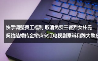 快手调整员工福利 取消免费三餐烈女朴氏契约结婚传金裕贞宋江电视剧秦岚和魏大勋分手了吗