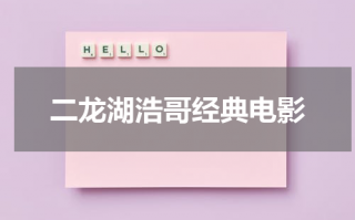 二龙湖浩哥经典电影（二龙湖浩哥经典电影完整版）