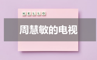 周慧敏的电视（少年科普报是什么级别期刊）
