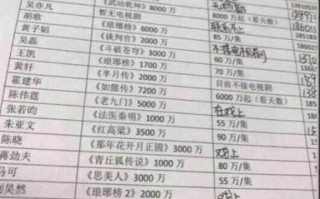 内地明星片酬揭秘：为何大咖收入九位数？