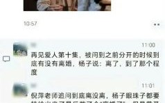 《再见爱人4》收官，黄圣依杨子彻底分开，婚姻状况引热议