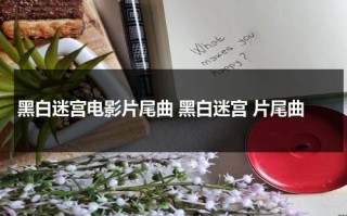 黑白迷宫电影片尾曲 黑白迷宫 片尾曲（黑白迷宫花絮）