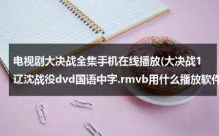 电视剧大决战全集手机在线播放(大决战1辽沈战役dvd国语中字.rmvb用什么播放软件)（大决战第一部辽沈战役在线观看）