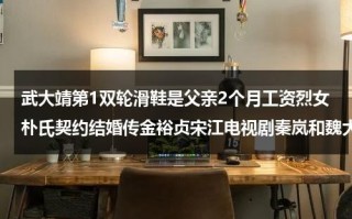 武大靖第1双轮滑鞋是父亲2个月工资烈女朴氏契约结婚传金裕贞宋江电视剧秦岚和魏大勋分手了吗（武大靖转行打冰球）
