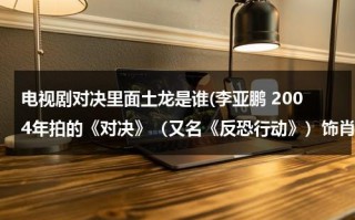 电视剧对决里面土龙是谁(李亚鹏 2004年拍的《对决》（又名《反恐行动》）饰肖雷、芒巴（肖雨）(20集) (合作者：陈瑾 导演：小岛) 电视剧那有下？)（对决英文）