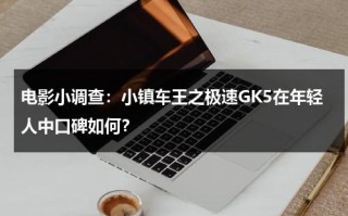 电影小调查：小镇车王之极速GK5在年轻人中口碑如何？（小镇车王之极速gk5演员表）