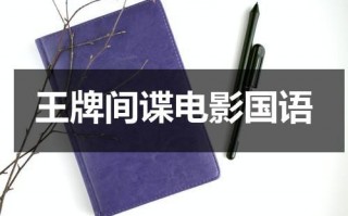 王牌间谍电影国语（王牌间谍 国语在线观看）
