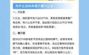 央视六套为何被称为“六公主”？解密傲娇的魅力与不按套路的独特风格