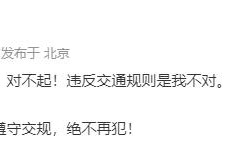 邢菲被曝开车违规！本人发文道歉：没有任何借口