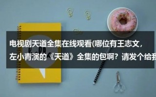 电视剧天道全集在线观看(哪位有王志文，左小青演的《天道》全集的包啊？请发个给我吧，急死了。 lb811008@qq.com，先谢谢了)（天道王志文和左小青接吻）