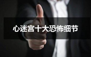 心迷宫十大恐怖细节（心迷宫属于什么类型电影）