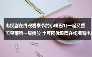电视剧在线观看秦爷的小哑巴1(一起又看流星雨第一集播放 土豆网优酷网在线观看电视剧一起又看流星雨全集)（秦爷小哑巴电视剧4集）