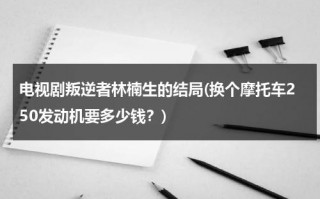 电视剧叛逆者林楠生的结局(换个摩托车250发动机要多少钱？)（叛逆者林楠笙是什么身份的人）