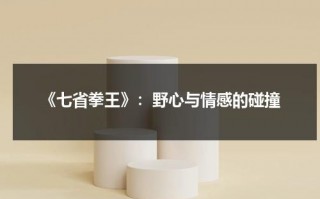 《七省拳王》：野心与情感的碰撞（七省拳王完整的播放）