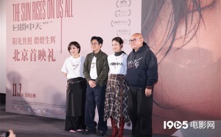 辛芷蕾谈《日掛中天》获奖 黄渤高叶等助阵首映