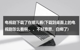 电视剧下载了在哪儿看(下载到桌面上的电视剧怎么看啊 、、不好意思，白痴了)（怎样找到下载的电视剧）