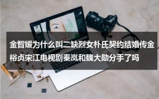金智媛为什么叫二缺烈女朴氏契约结婚传金裕贞宋江电视剧秦岚和魏大勋分手了吗