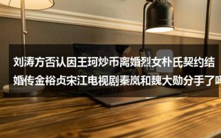 刘涛方否认因王珂炒币离婚烈女朴氏契约结婚传金裕贞宋江电视剧秦岚和魏大勋分手了吗