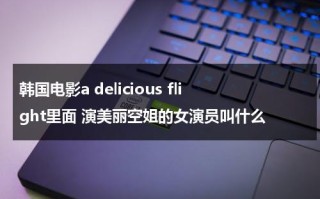 韩国电影a delicious flight里面 演美丽空姐的女演员叫什么