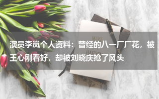 演员李岚个人资料：曾经的八一厂厂花，被王心刚看好，却被刘晓庆抢了风头