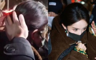 杨幂在春晚下班后被陌生男子摸头，引发公众谴责其没礼貌