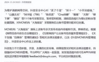 吴柳芳被封禁背后：MCN机构操控的低俗直播现象揭示