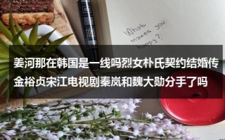 姜河那在韩国是一线吗烈女朴氏契约结婚传金裕贞宋江电视剧秦岚和魏大勋分手了吗（姜河那照片）