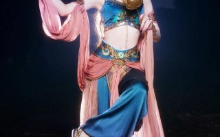 赵露思跨年晚会敦煌神女造型神圣高贵风情妩媚