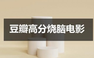 豆瓣高分烧脑电影（豆瓣高分烧脑剧）