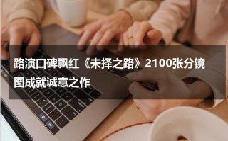 路演口碑飘红《未择之路》2100张分镜图成就诚意之作