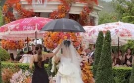 余倩华泰国婚礼盛典，名媛聚集庆祝新生活
