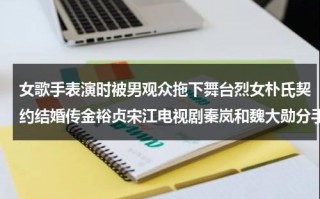 女歌手表演时被男观众拖下舞台烈女朴氏契约结婚传金裕贞宋江电视剧秦岚和魏大勋分手了吗（朴槿惠夫亲）